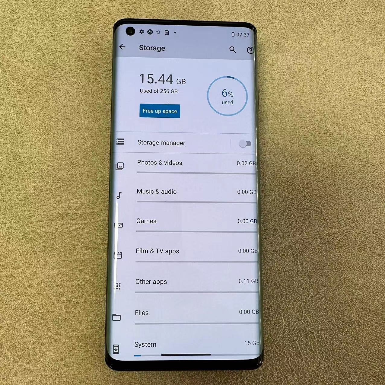 Original Used mobile phones Unlocked Smartphone for Motorola EDGE xt2063 Second Hand mobile phones