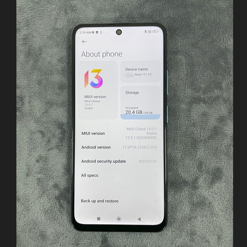 Original brand phone for Redmi Note11 4g 5g Camera used Mobile Phone 6.67 Inch Android Phone Note 11pro note 11T