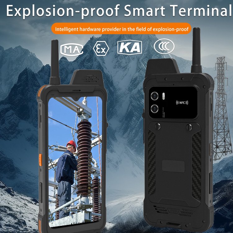CENAVA A635GT Explosion-proof Rugged Phone FHD Screen Rugged Handsets 4G Lte 5G Lte Smart Atex Phone 8GB+258GB supports POC