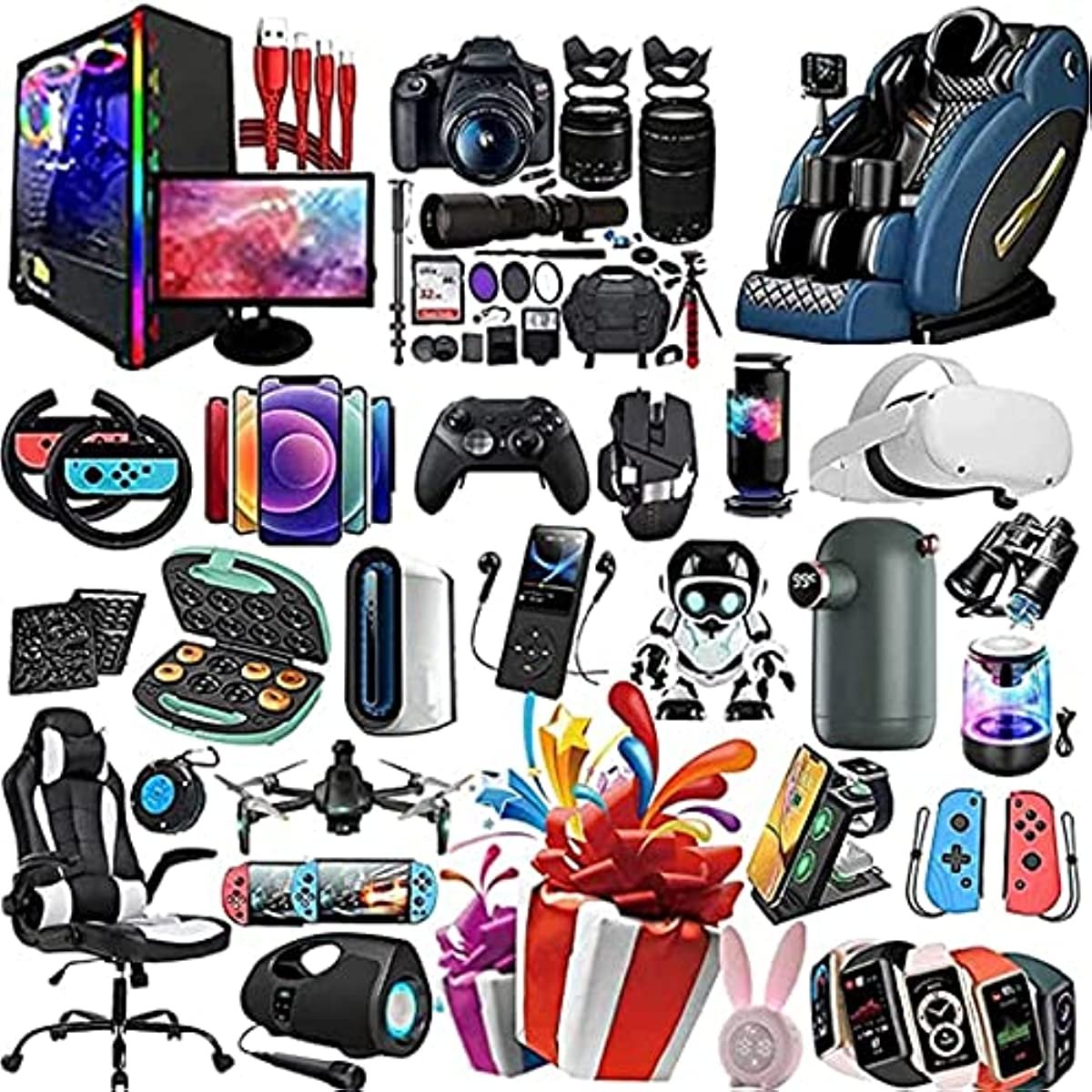 Vision Pro Mystery Box-Used Mobile Phone with 2K Screen Resolution 256GB ROM 64GB Built-in Memory for Gaming