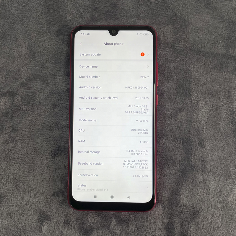 Competitive High Quality Used Mobile Phones for Sale Good Second Hand Cell Phones for Redmi note 7 note7 pro