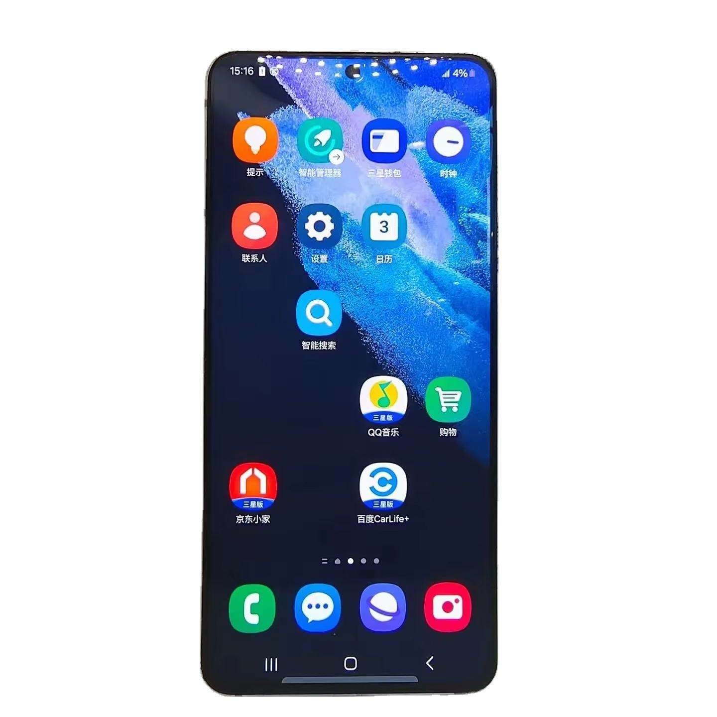Used mobile Phones AA Grade Stock For Samsung Galaxy s21 ultra second-hand smart phones wholesale used cell phones