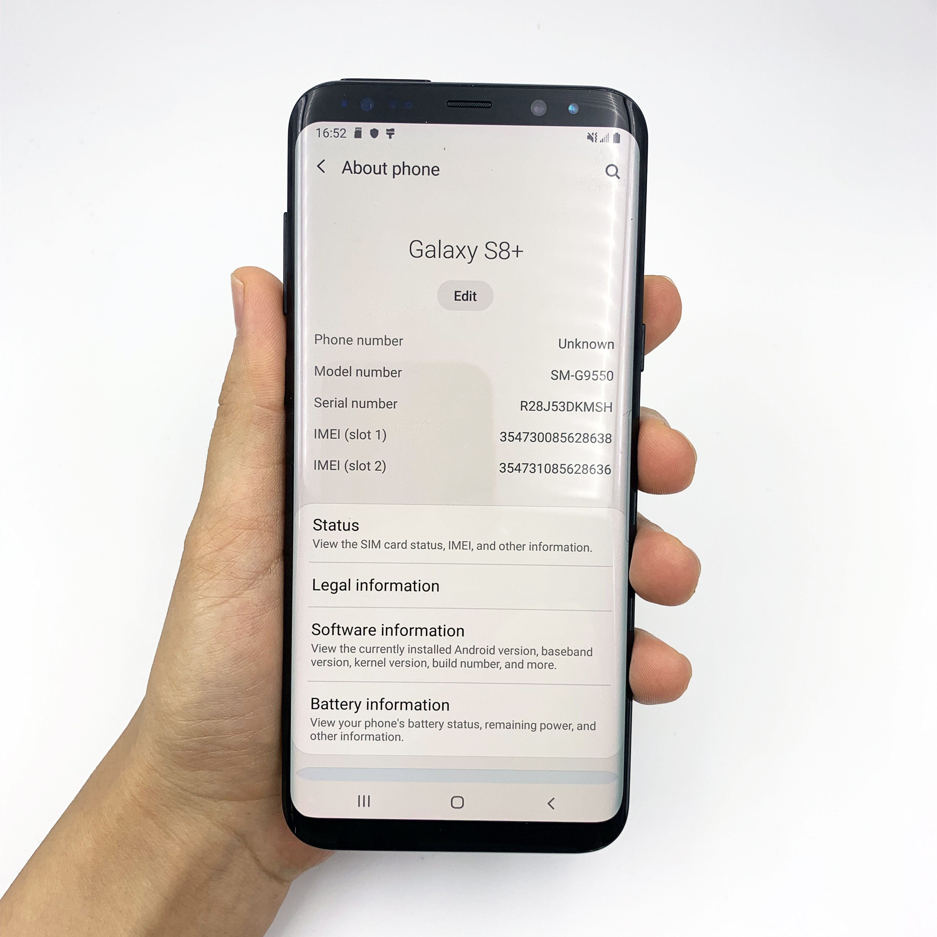 used mobile phone refurbished second hand unlocked for GALAXY S8+ original secondhand phones version wholesale cellular bulk