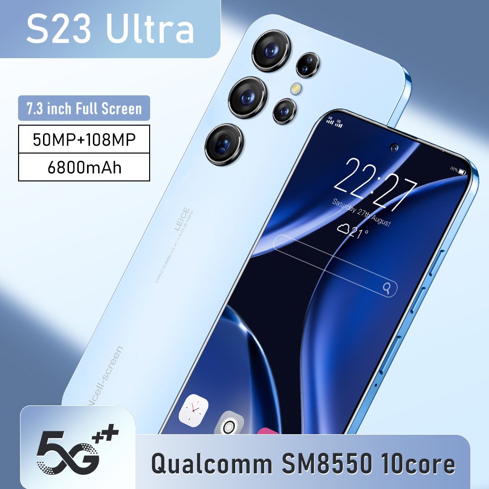 Cheap and durable smartphone manufacturer S23 Ultra True 4G 7.3 inches 8 million pixels 2+16 Android 8.1