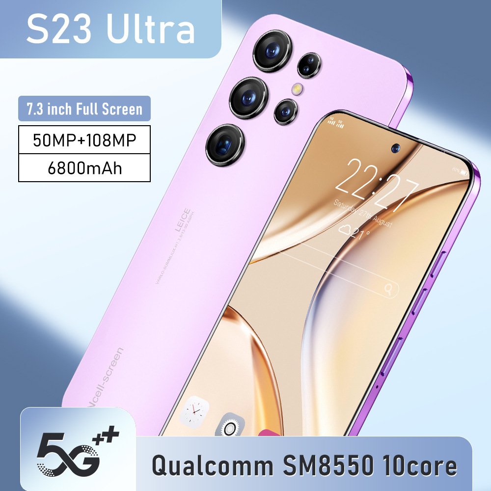 Cheap and durable smartphone manufacturer S23 Ultra True 4G 7.3 inches 8 million pixels 2+16 Android 8.1
