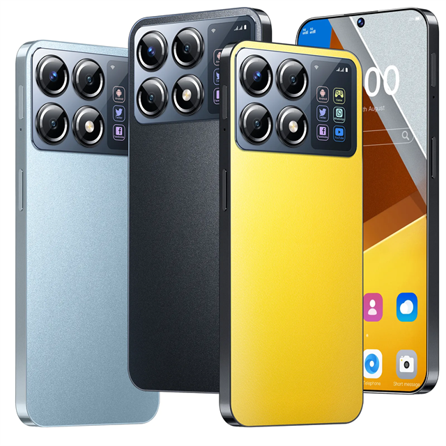 2024 New Cheap Price 7.3 Big Screen 7800mah Battery Dual Sim Card Gaming Cell Phone X7pro 16gb+1tb 5g Android 14 Smartphone