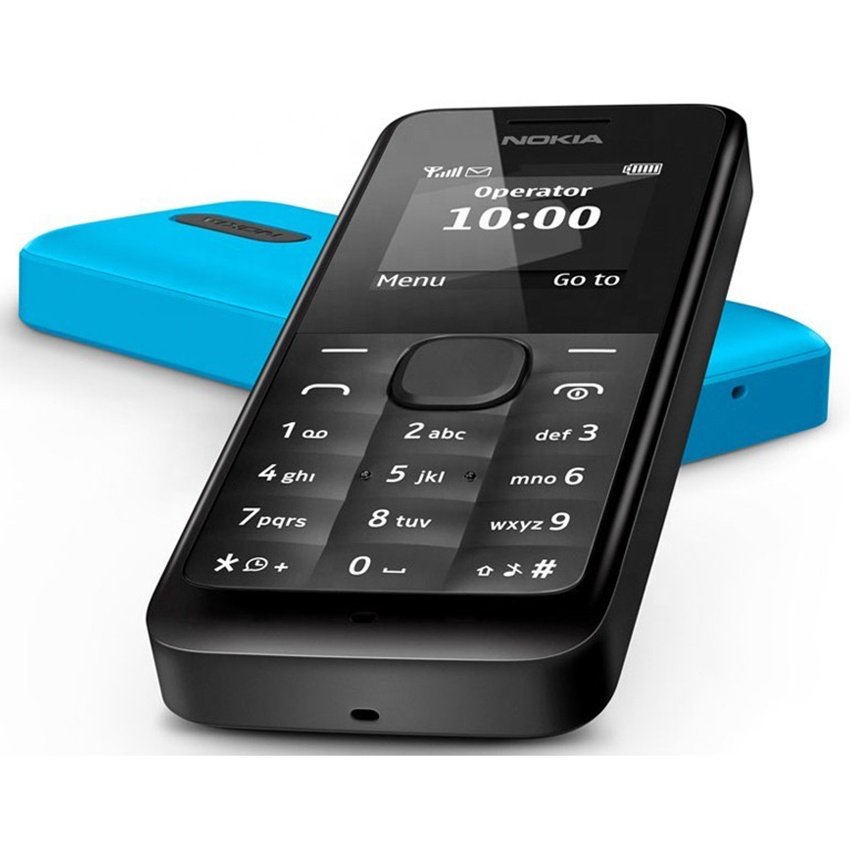For Nokia 105 4g 2021 Second Hand Mobile Phone Dual SIM 48MB 128MB RAM Celcular Used Original Unlocked Smart Phone