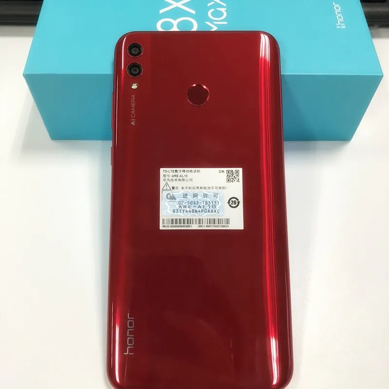 Wholesale Original unlock 4G smartphone cheap good quality used mobile phones for Honor 8x Max 4+128GB