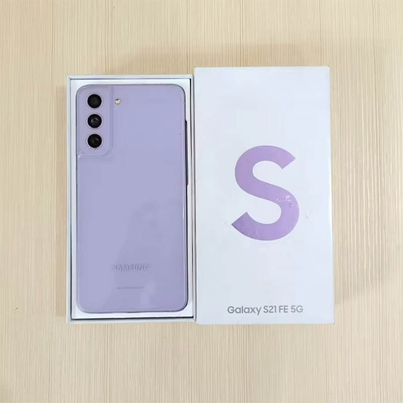 Wholesale Used 5G Smartphone S21FE A+ Grade Good Condition Mobile Phone Cheap Cellphone