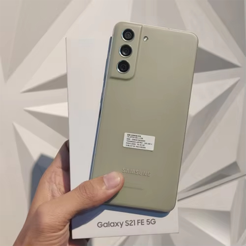 Wholesale Used 5G Smartphone S21FE A+ Grade Good Condition Mobile Phone Cheap Cellphone