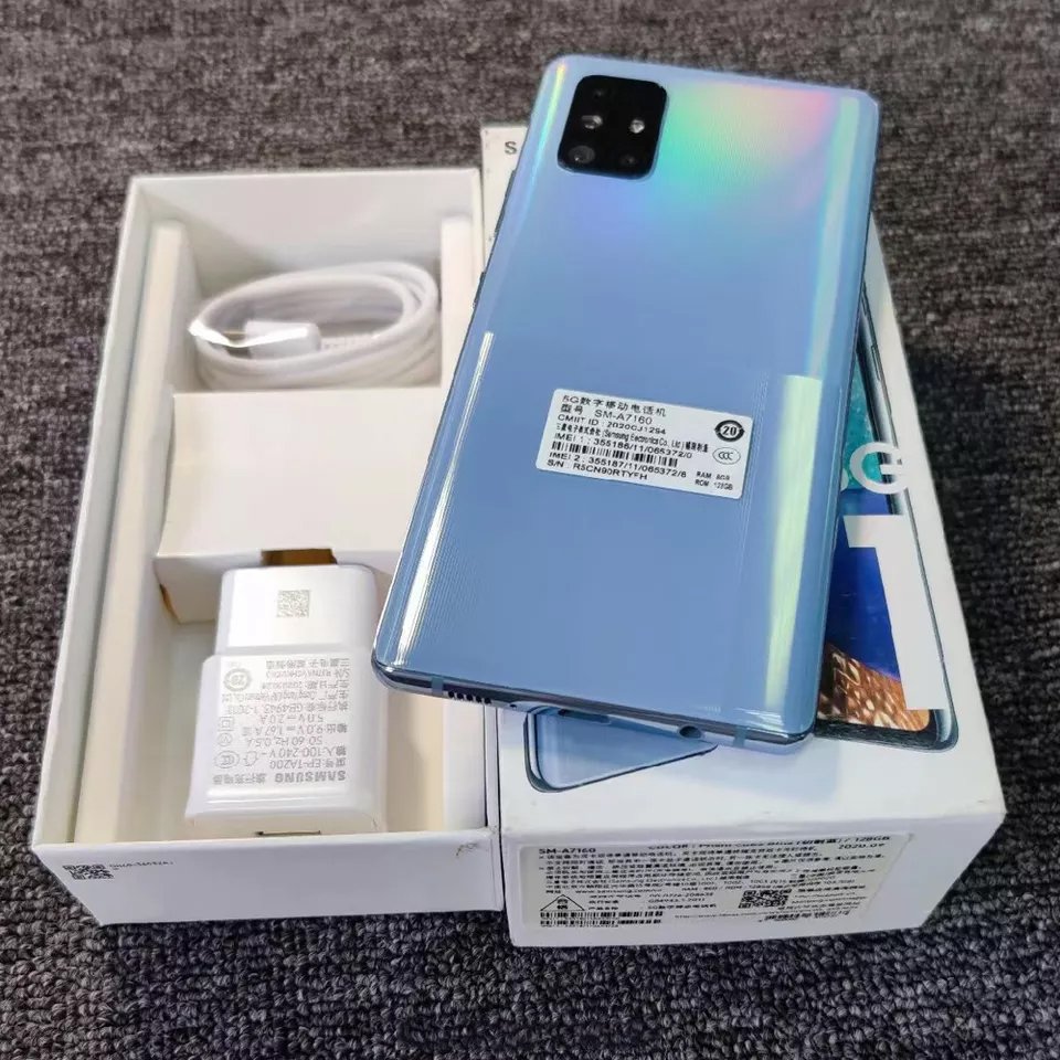 Original second hand cellphone For Samsung A51 128GB 1SIM 4G smartphone celulares unlocked used mobile phone A40 A50 A52