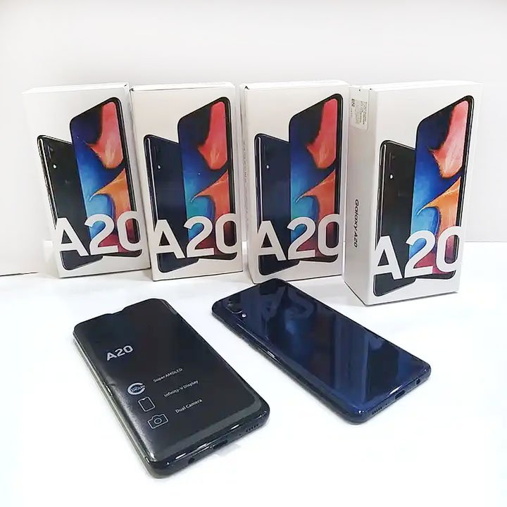 Original 99% new used mobile phones 6.5 inches second hand mobile phones For Sam sung A20 A20s