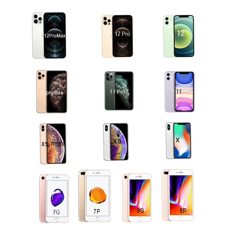 Drop Shipping Cell Phone 6 6s 6p 6sp 7 7p 8 8p X Xr Se Xs Max 11 Pro Max 12 Unlocked Used Mobile Phones Bulk From Original Brand