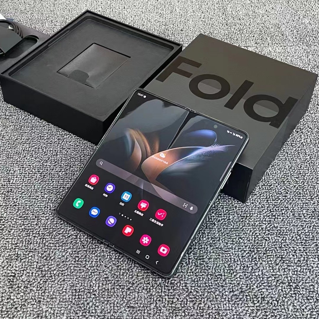 Used Mobile Phones for Sumsung Galaxy Z Fold 4 Hong Kong Version Unlock second hand used phones 5G 256GB 512GB 1TB Fast Ship