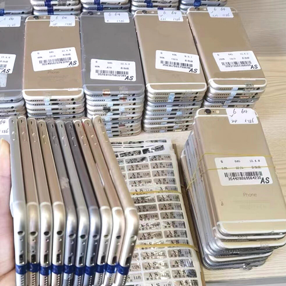 Wholesale Grade ABC used unlocked smart cellphone for second hand original iphone 6 Plus mobile phone