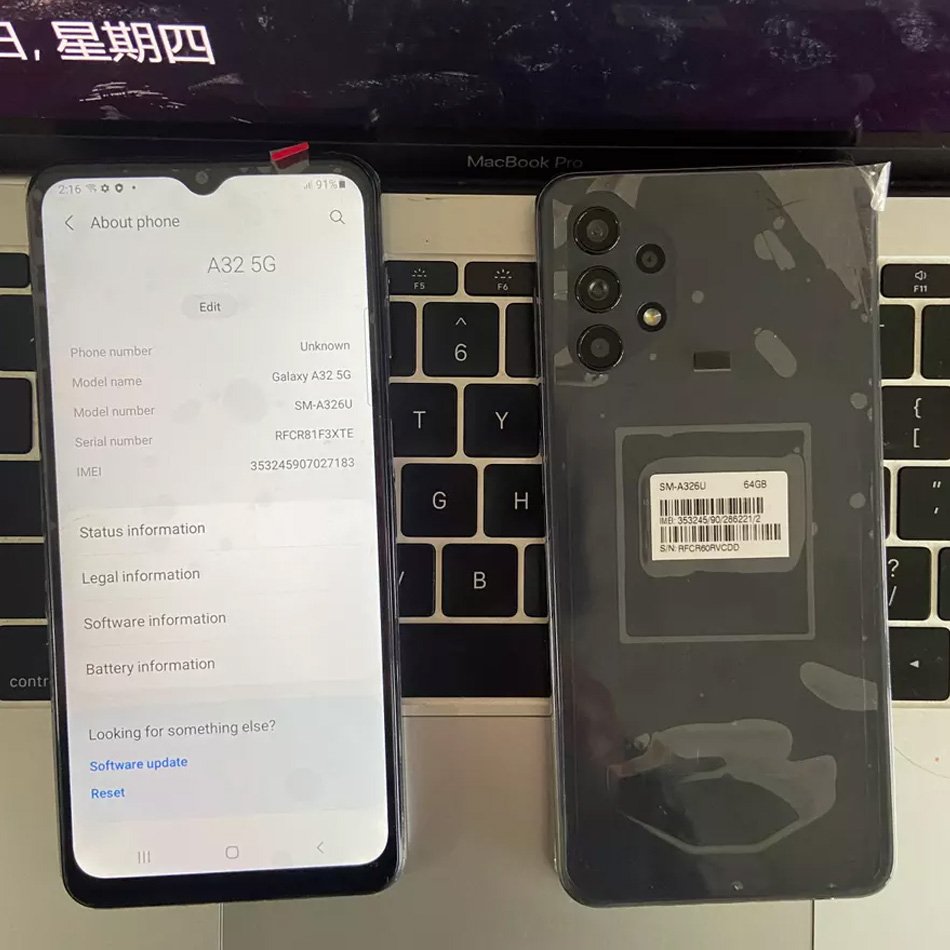 Original unlocked 5G smartphone used mobile phones For Samsung 98% new A32 celulares A10 A12 A13 A20 A30 A50 second hand phone