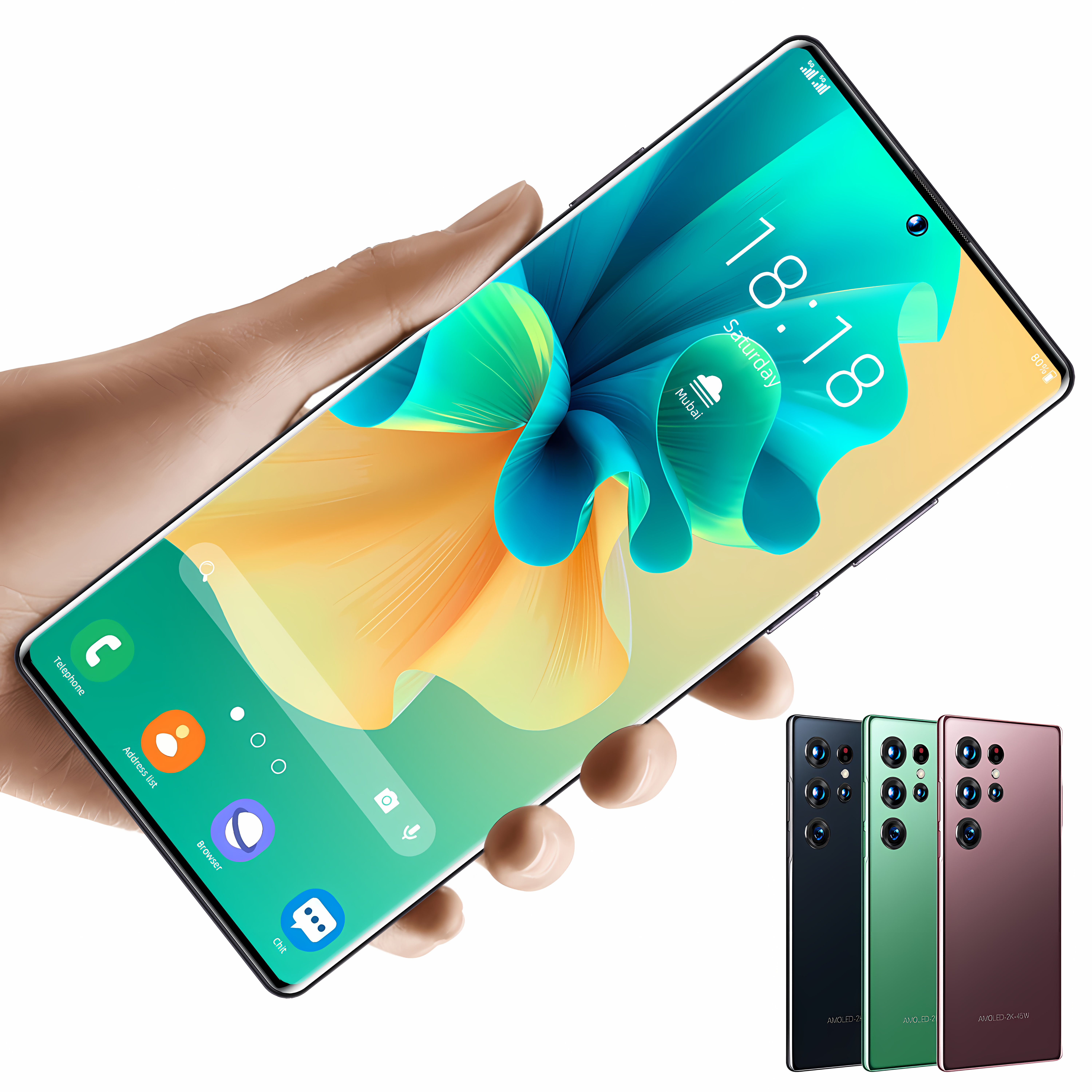 Original new S23 Ultra Global 5G unlocked Smartphone 12MP+200MP Android 14 6.8 inch screen 5G mobile phone