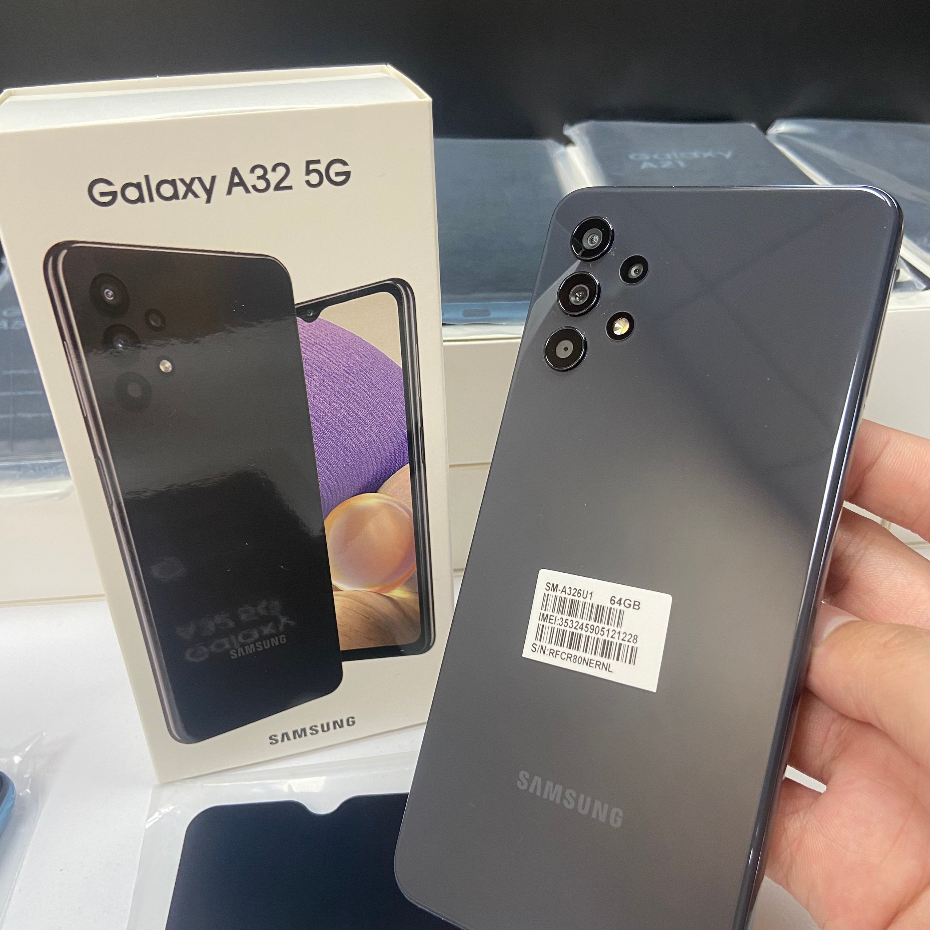Original US version A32 128GB 5G mobile phones wholesale For Samsung A32 Nano-SIM Cell phone smartphone