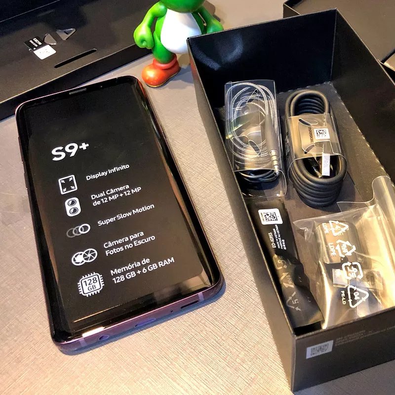 US version telefones For Samsung S9+ 64GB 1sim Original used mobile phone unlocked celulares S8 S10 S20 plus smartphone