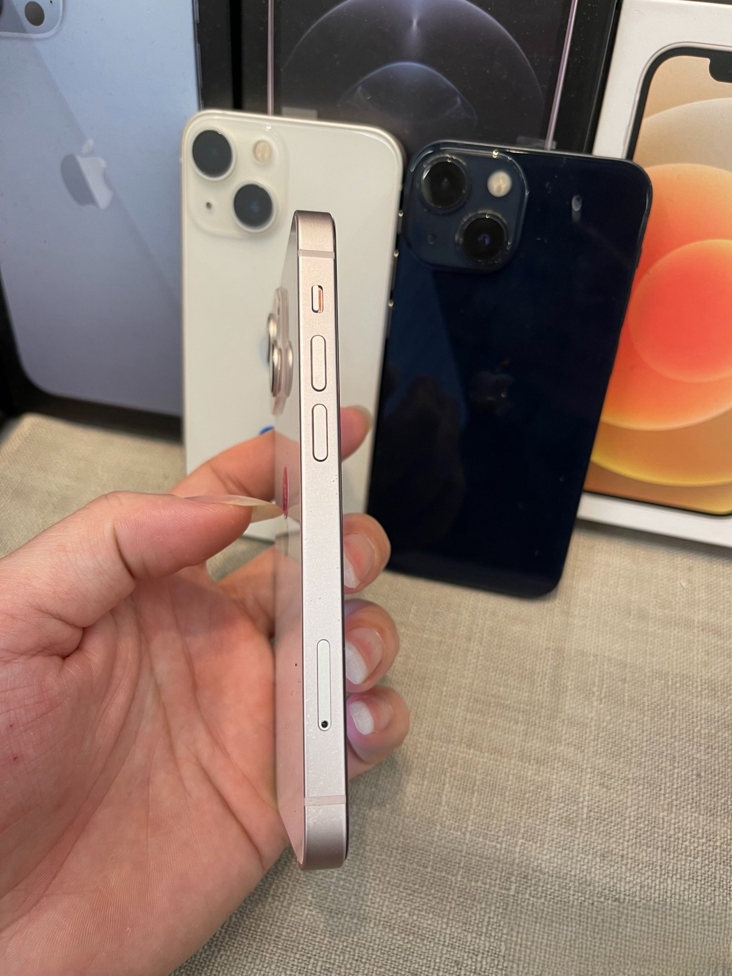 Original unlocked second hand phone 13 mini 128GB 5G smartphone all models low priced wholesale