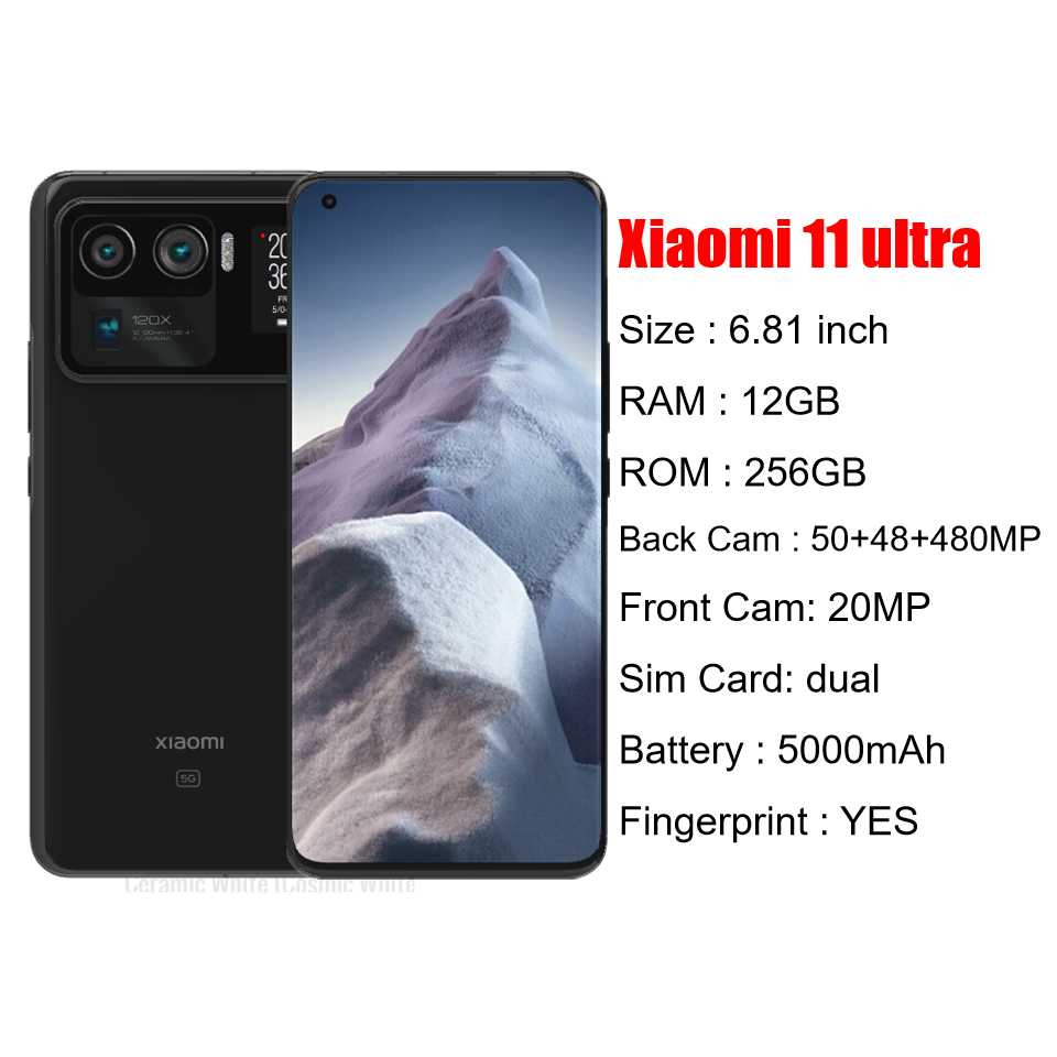 wholesale xiaomi 11 ultra used mobile phone 5g smartphone second hand mobile android used phone wholesale