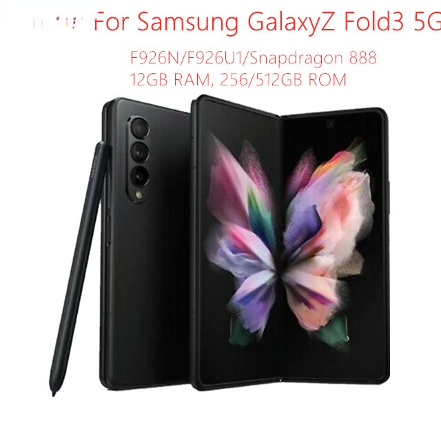 90% new above For Samsng Galaxy Z Fold 3 4 5 Mobile Phone Z Fold3 5G Samsng Used Phones