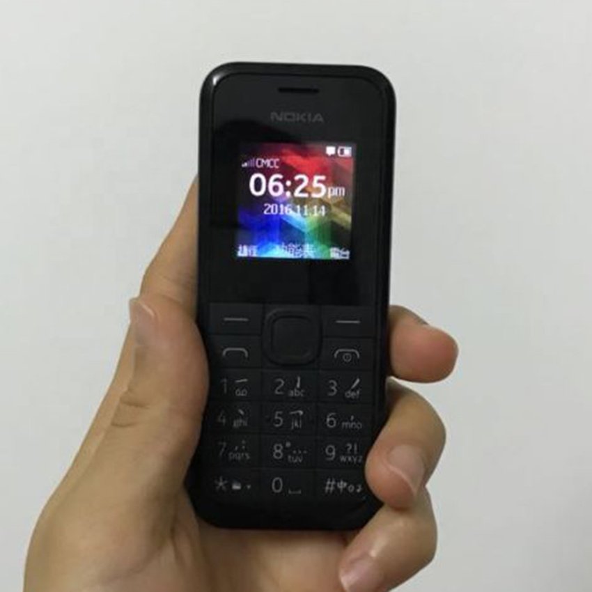For Nokia 105 4g Original Feature Phone Used Mobile Phone Unlocked Original 1.8 Inch Nokla Support For Multiple Languages