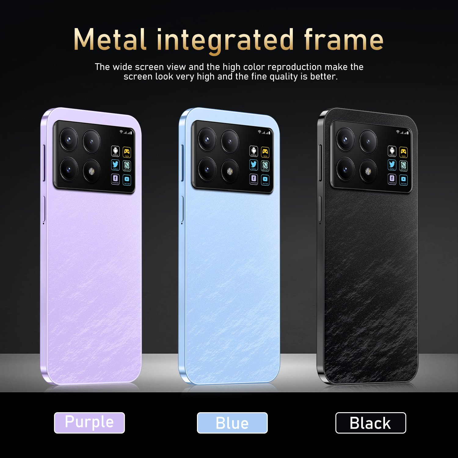 Cross-border cheap hot-selling mobile phone F6pro smart phone 1+16GB Android 7.3-inch foreign trade all-in-one machine