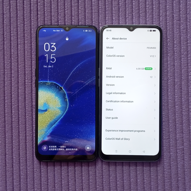 For oppo A55 5G Android Unlocked 6.5 inch 6GB RAM 128GB ROM All Colours in Good Condition Original used phone