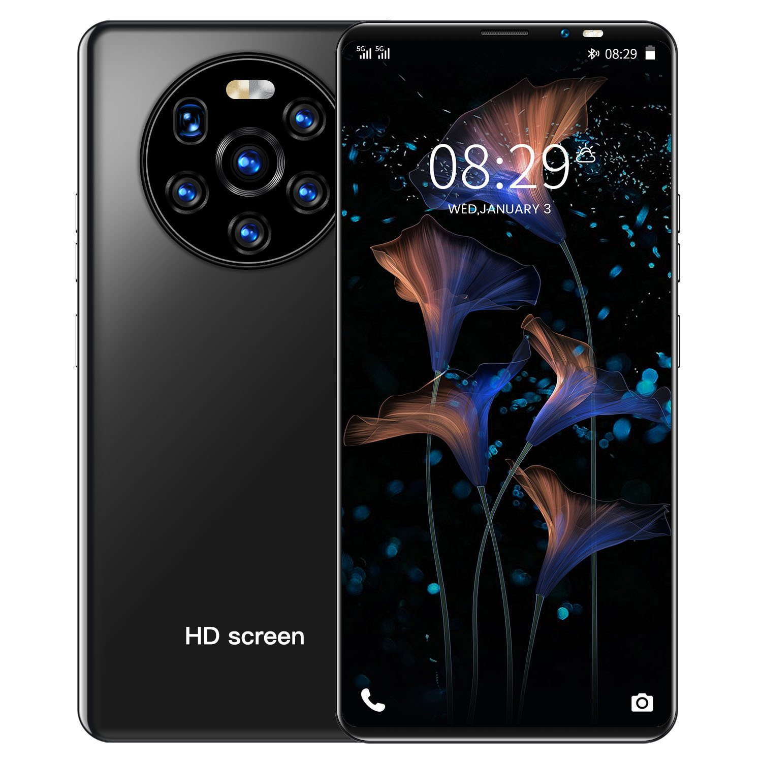 2024 New Gaming Mate50 Pro 5.8 "1+8G Android Smartphone Mobile Phone Cases Original