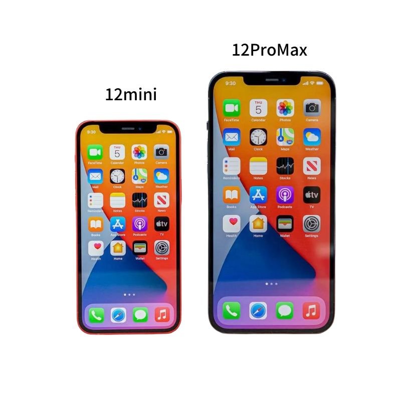 High-quality second-hand cellphone Phone i12 mini green used original mobile phones 5g smartphone