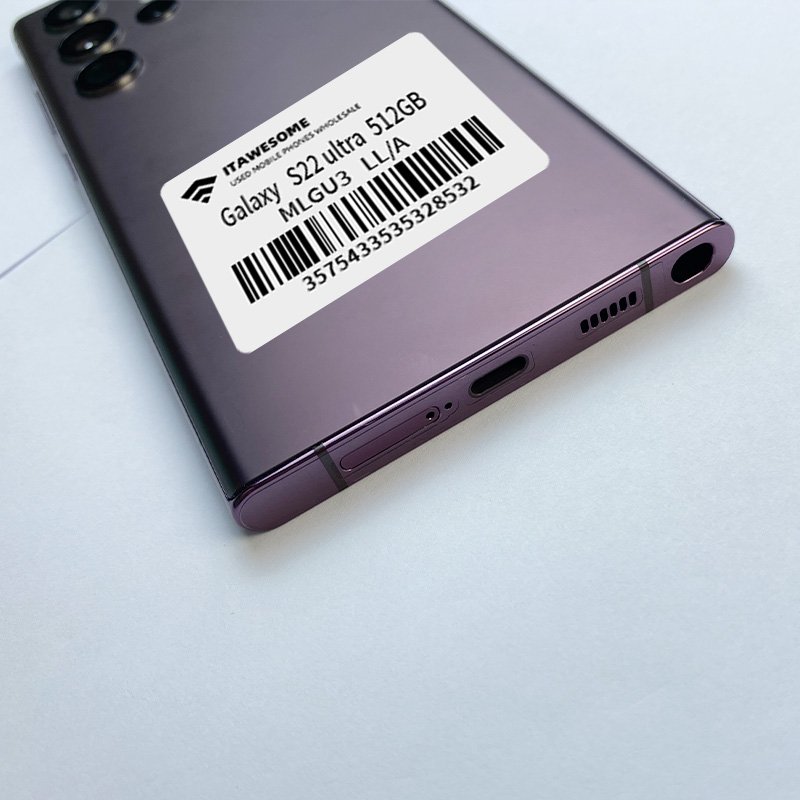 Wholesale Used Galaxy S22 Ultra 128G Best Android Smartphone Original US Version 5G Mobile Phone used phones