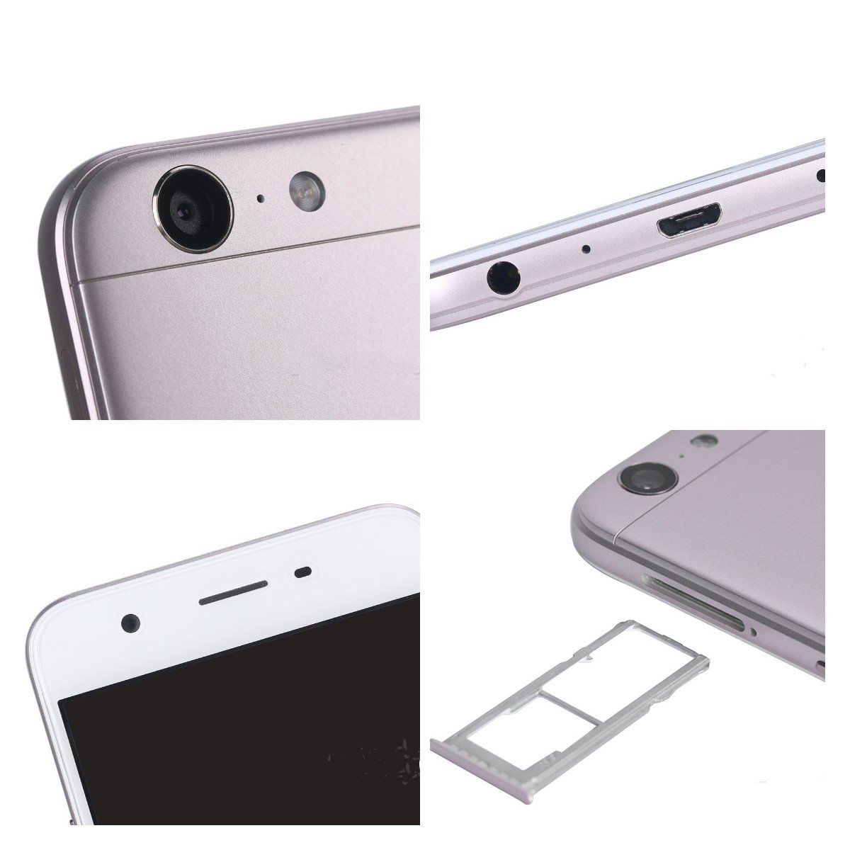 Wholesale OPPO A57 3+32GB 5.2 Inch Dual Card 4G LTE Big Bcreen telephone telefonos Cheap Smart phone second hand mobile Phone
