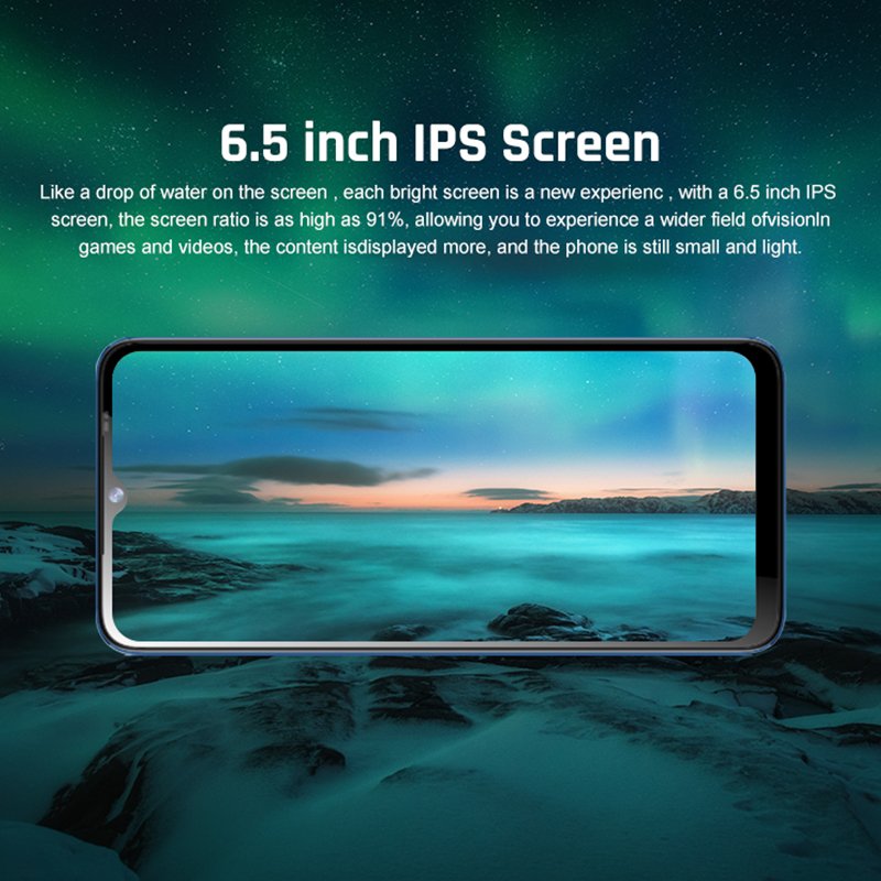 Smartphone 6.56'' 4G Octa Core Android 13 T606 Smart Cell Mobile Phone Support Nfc Side Fingerprint