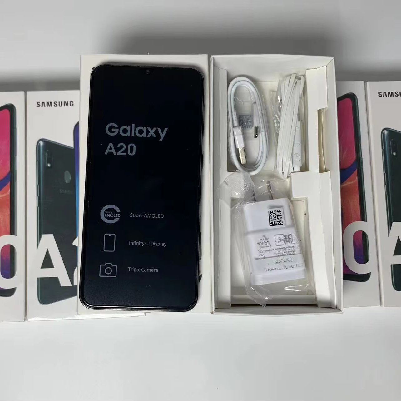 Wholesale High Quality Original Low Price Smart Phone 6.5 inches Cell Phone For Samsung A20