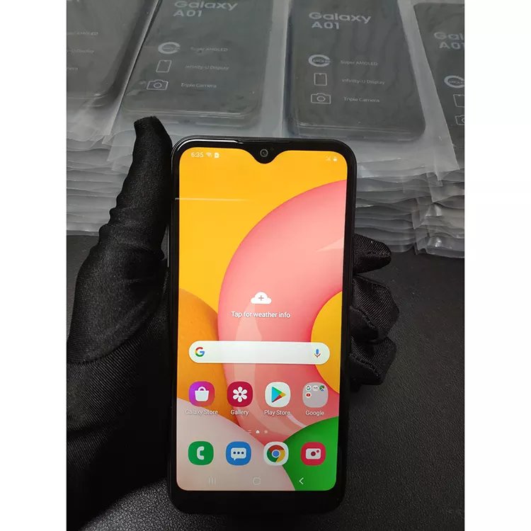 Unlocked used mobile phone Original Global Version second hand A01 4G Smartphone For Samsung A10E A02 A02S A03S