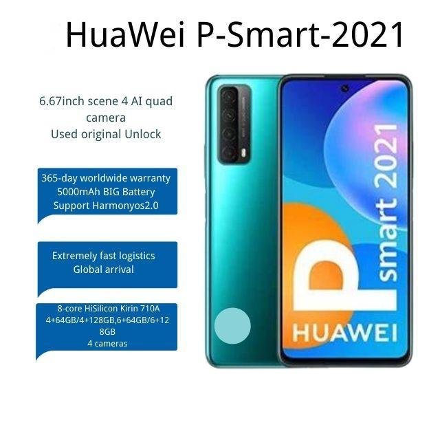 bulk sale low price used mobile phone for HuaWei p-samrt 2021 Mobile Phone second-hand high quality 4g 5g phone