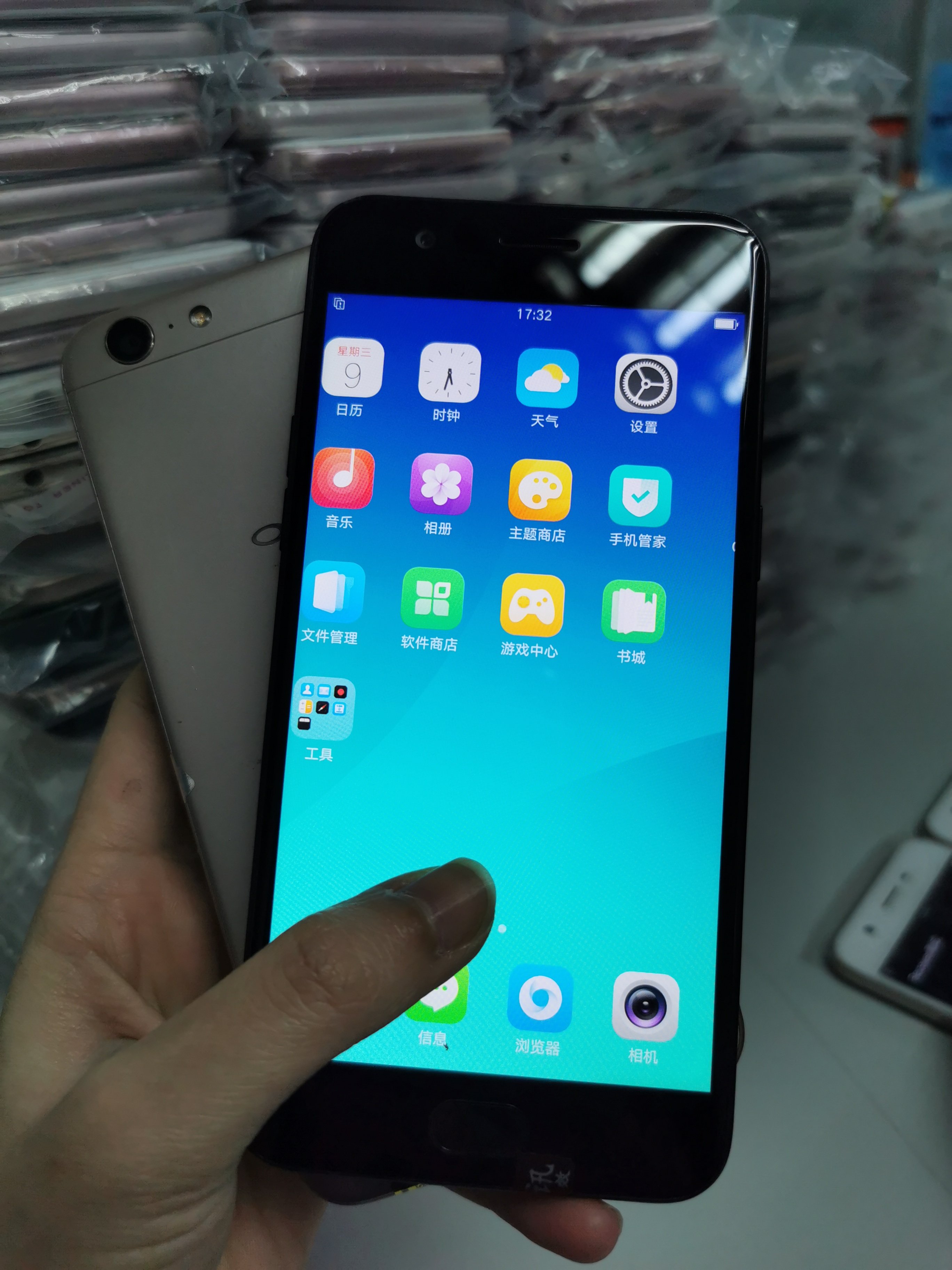 cheap 16MP camera used mobile phones Unlocked Oppo A57 oppomobilephone android used mobile phones