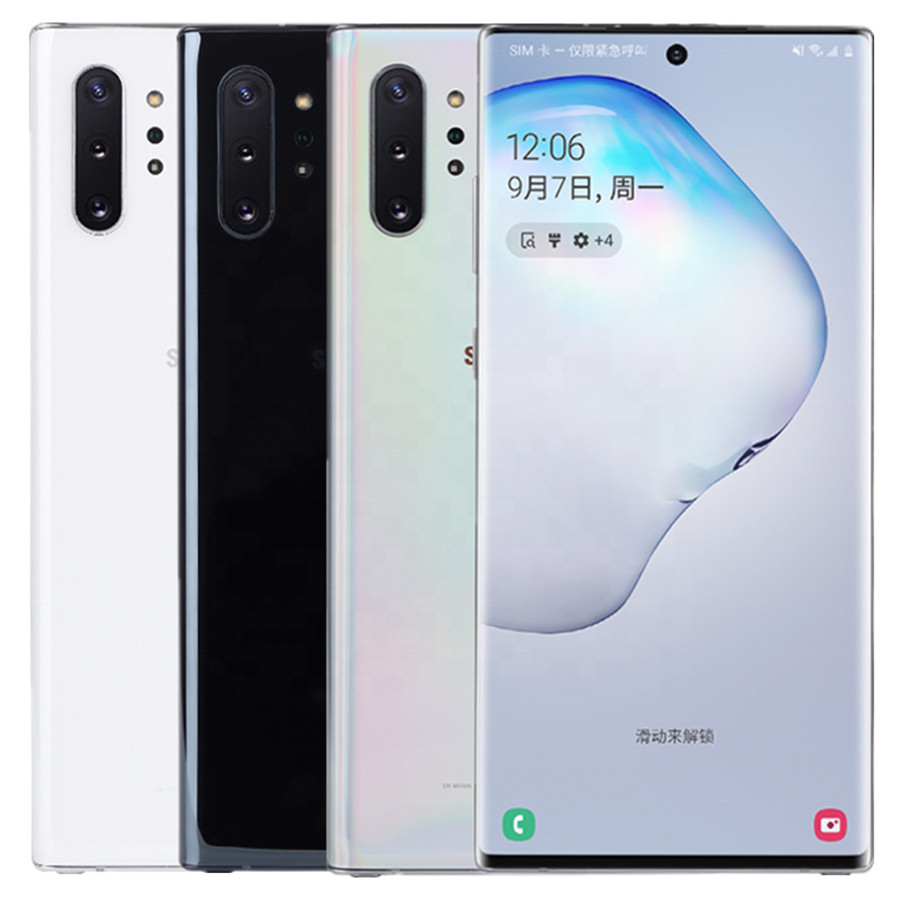 Android Cellphones For Samsung Note 10 Plus 5g 256gb 512gb Unlocked Low Price Wholesale Phones Used For Samsung Mobile Phone