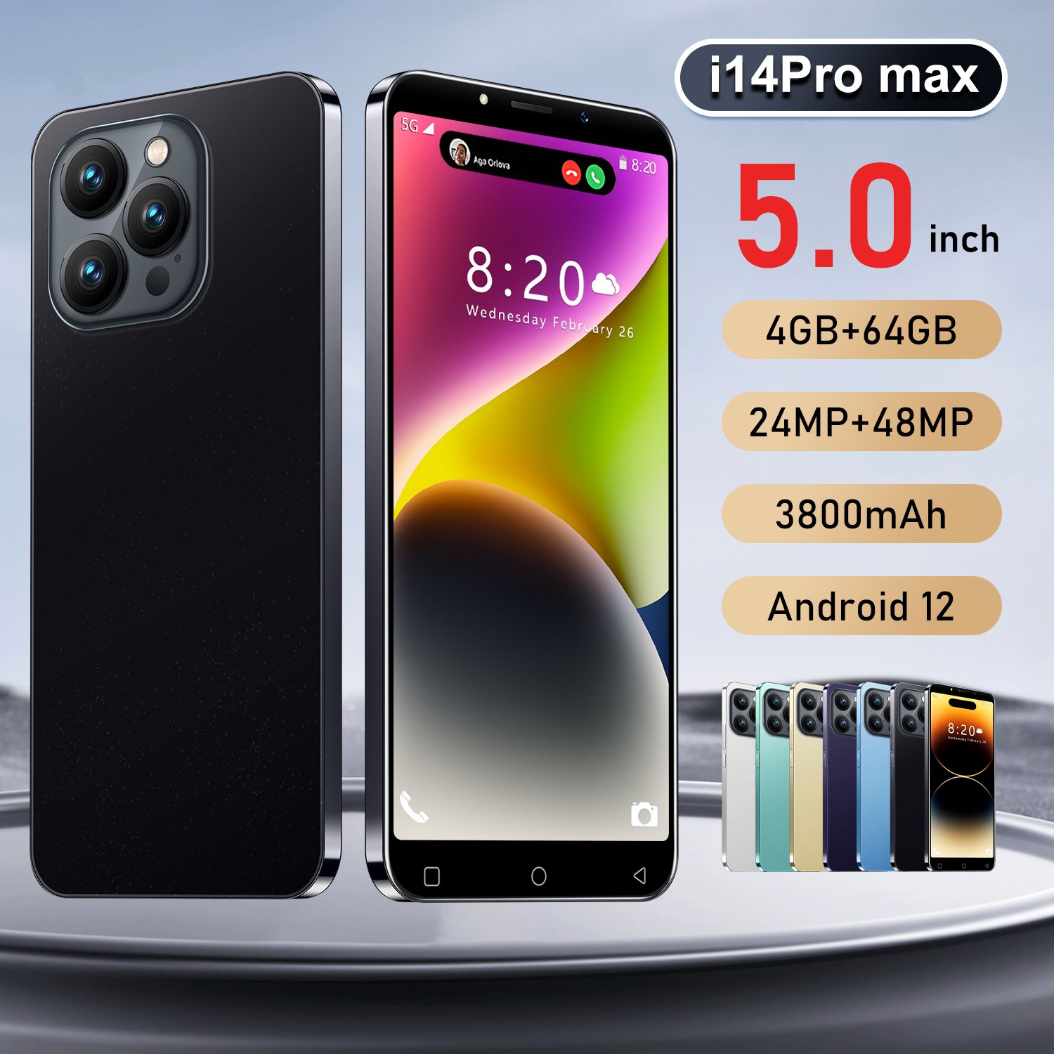 2024 New Limited original 14 pro max phone 6.7-inch used mobile phone