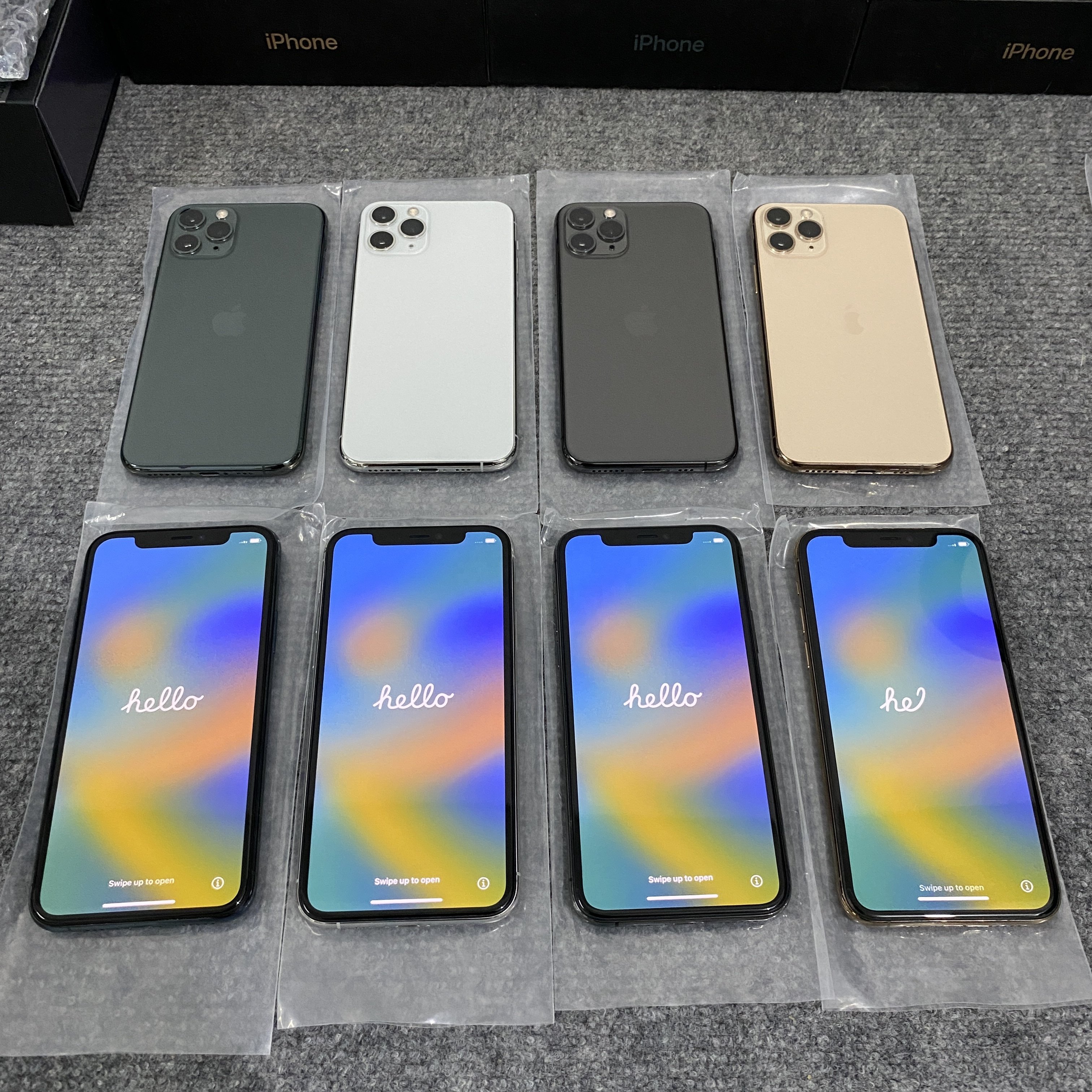 Wholesale top Quality Original Second Hand Used Mobile Phone Unlocked 4G Smartphone for iPhone 11 Pro Max 64GB 256GB Smart Phone