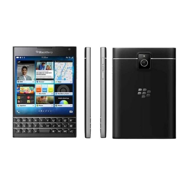 Original used mobile phones wholesale sale unlock 4G smartphone for BlackBerry passport Global Version Keyboard QWERTY Touchscre