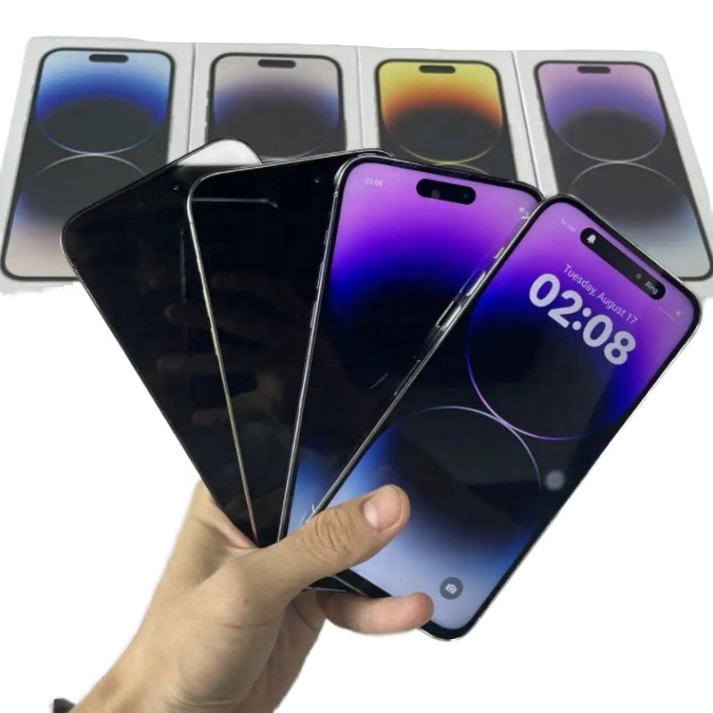 14 Pro Max 128GB 100% Original Unlocked Phones OLED Display 6G RAM LTE Cellular USA Version Used 5G Smart Mobile Phone
