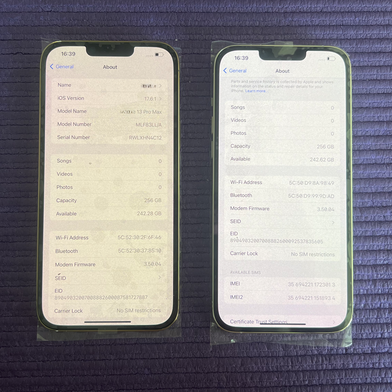 For iphone 13 13pro 13pro max Original A+ Grade 128gb 256gb 99% new Second Hand Mobile Phone for iOS Apple iPhone 15 pro max