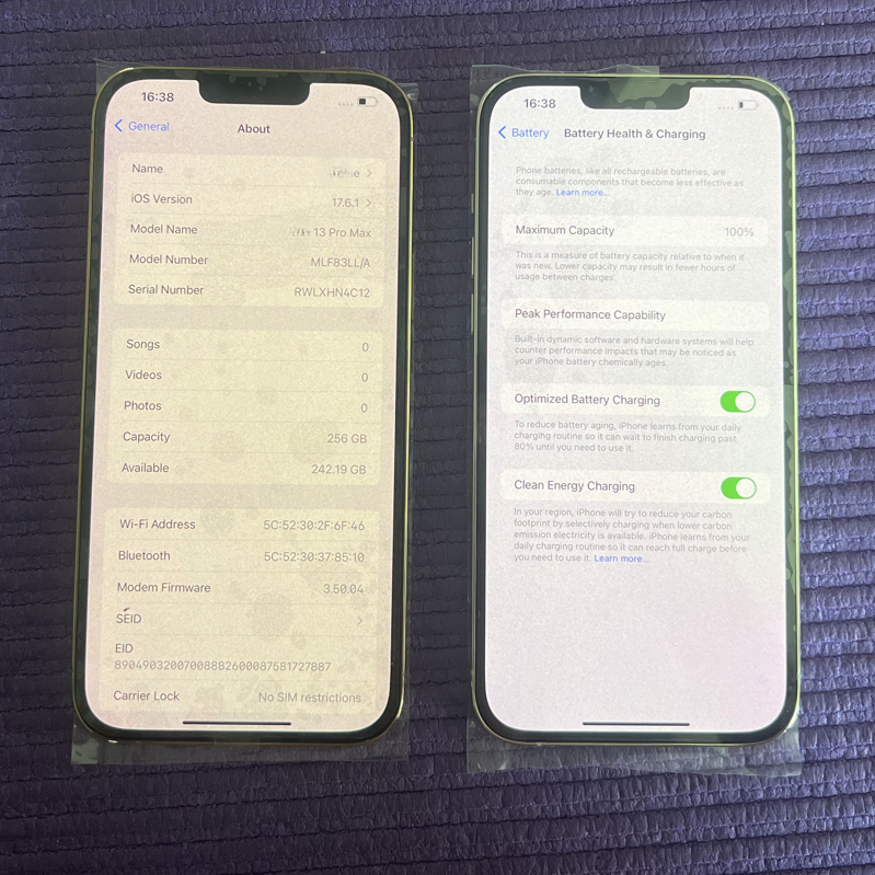 For iphone 13 13pro 13pro max Original A+ Grade 128gb 256gb 99% new Second Hand Mobile Phone for iOS Apple iPhone 15 pro max
