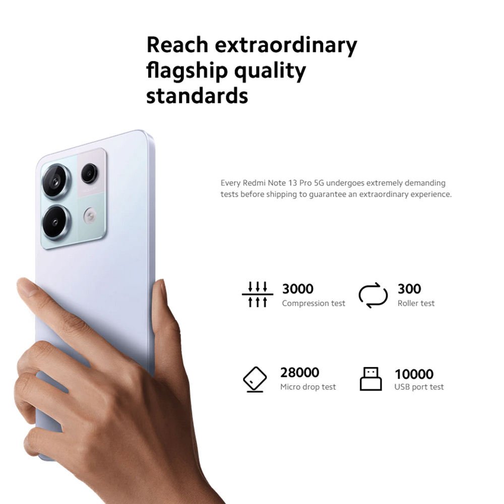 used mobile phones For Xiaomi Redmi Note 13 Pro 5G 8GB+256GB 5000mAh Battery 6.67 Inch 5G For Xiaomi Smart Phones