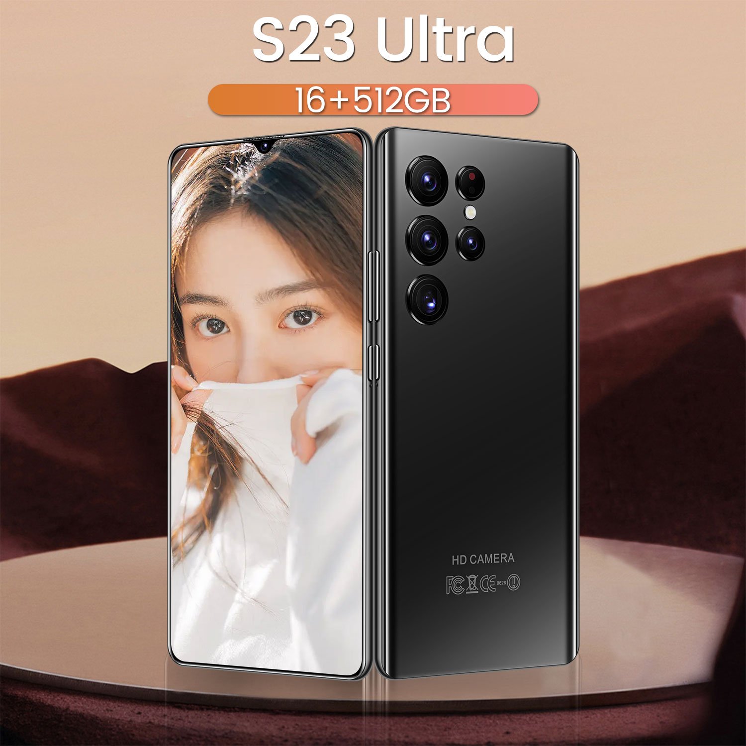 Version S23 Ultra Phone 16gb+512gb Full Screen Phone Fingerprint 6.7inch Hd Cellphones 6800mah 4g 5g Gaming Smartphones