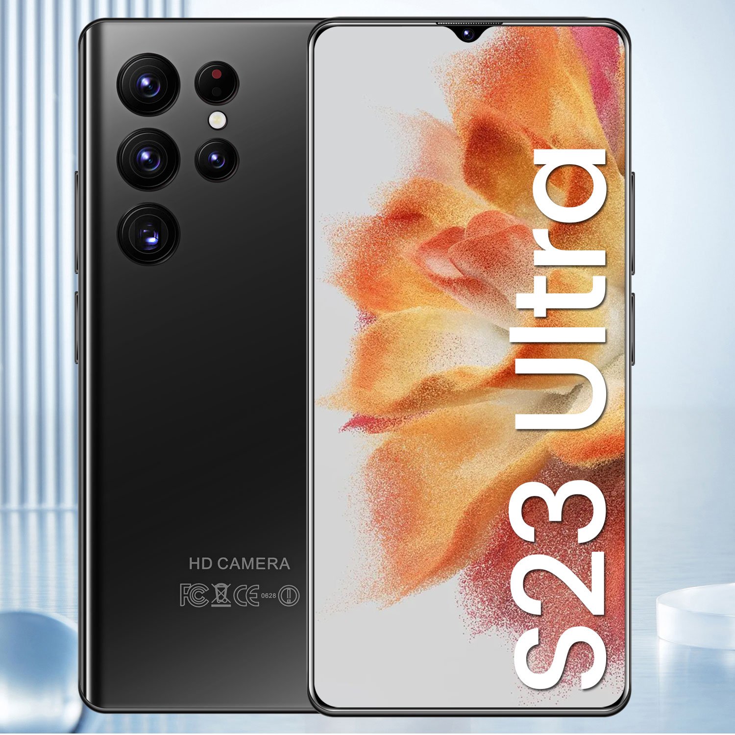 Version S23 Ultra Phone 16gb+512gb Full Screen Phone Fingerprint 6.7inch Hd Cellphones 6800mah 4g 5g Gaming Smartphones