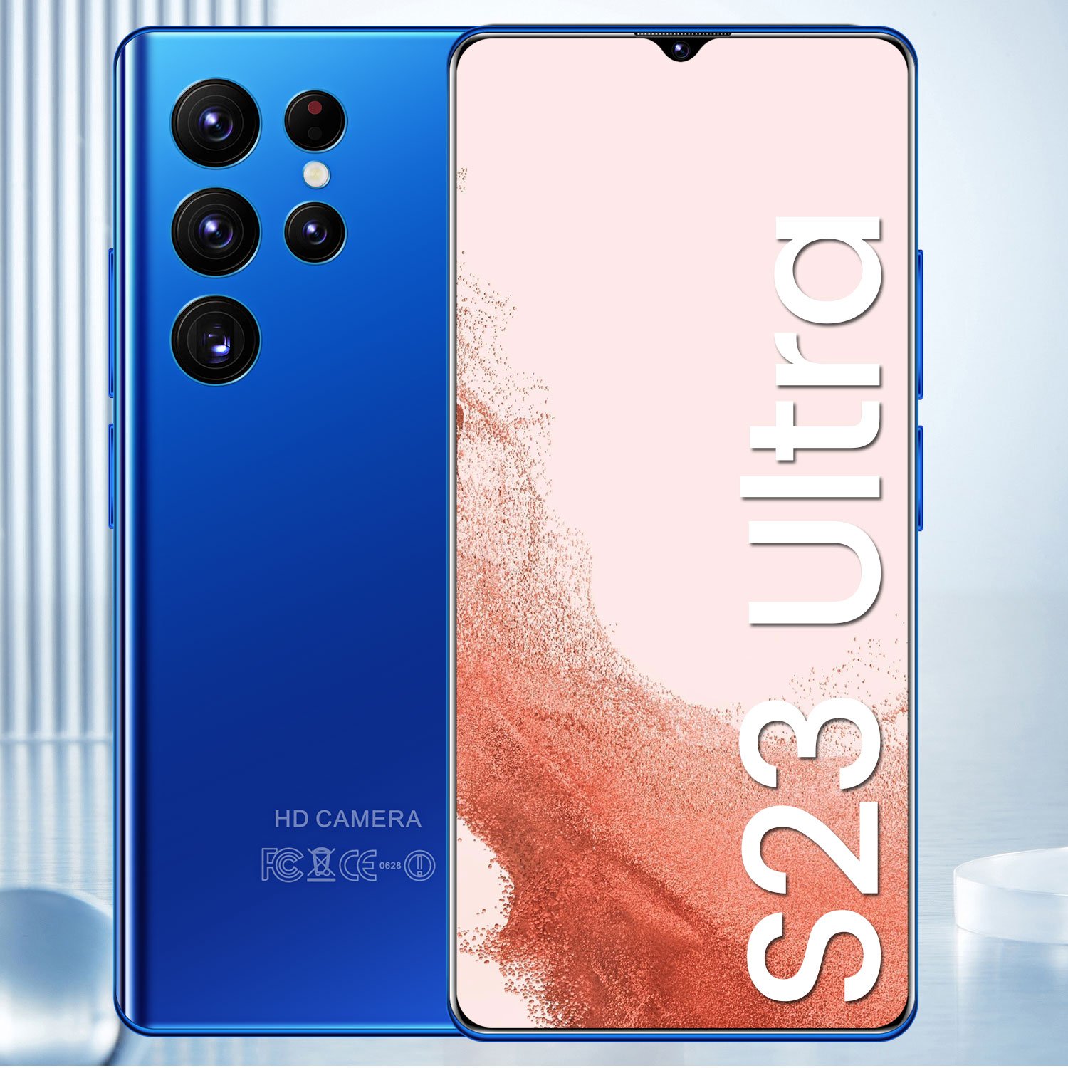 Version S23 Ultra Phone 16gb+512gb Full Screen Phone Fingerprint 6.7inch Hd Cellphones 6800mah 4g 5g Gaming Smartphones