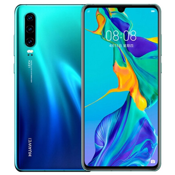 Nearly 90% original used phone android dual sim card mobile phone 6+64GB 128GB 256GB 6.1inch For HuaWei P30